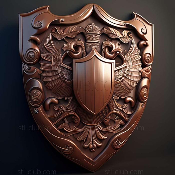 3D model shield (STL)